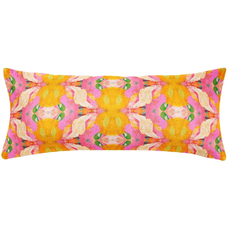 Duvet covers suitable for use with synthetic - filled comfortersFlower Child Marigold 14x36 Pillow