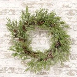 Bed skirts for beds with a round frameGlittered Woodland Pine Wreath 21"