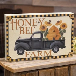 Bed skirts for beds with a round frameHoney Bee Farm Truck Box Sign