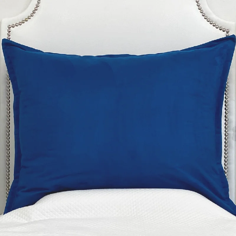 Bed skirts for beds with a slatted frameHuge Dutch Euro Pillow - Cobalt Faux Suede ALLOW 2 WEEKS