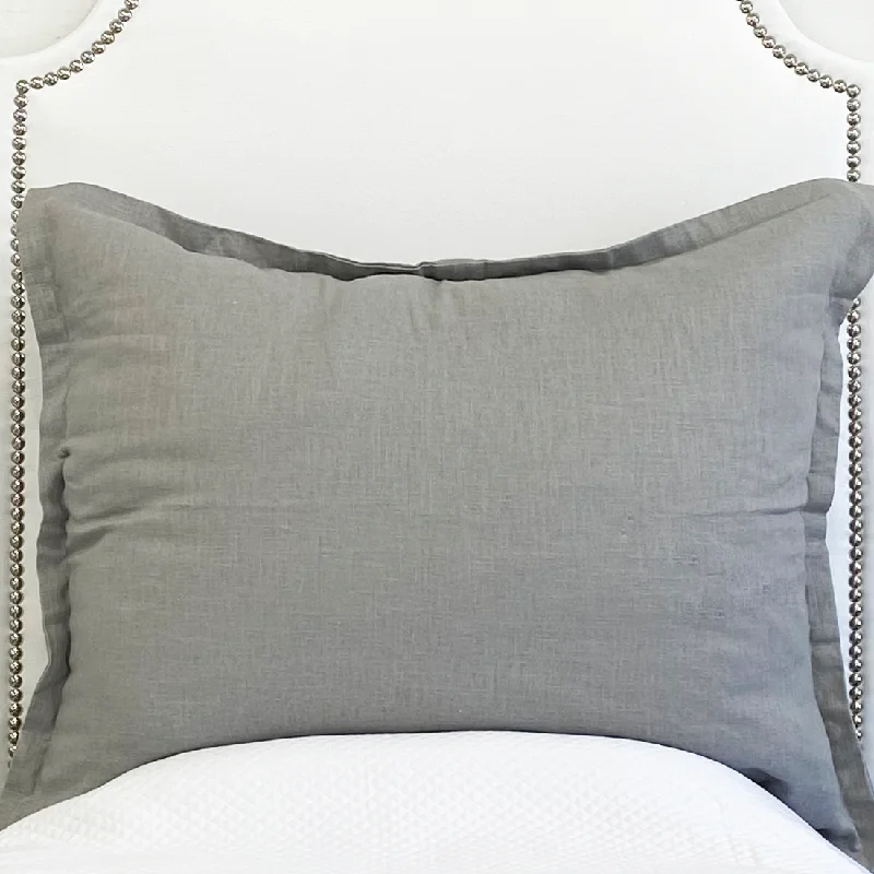 Bed skirts for beds with a slatted frameHuge Dutch Euro Pillow - Light Gray - In Stock