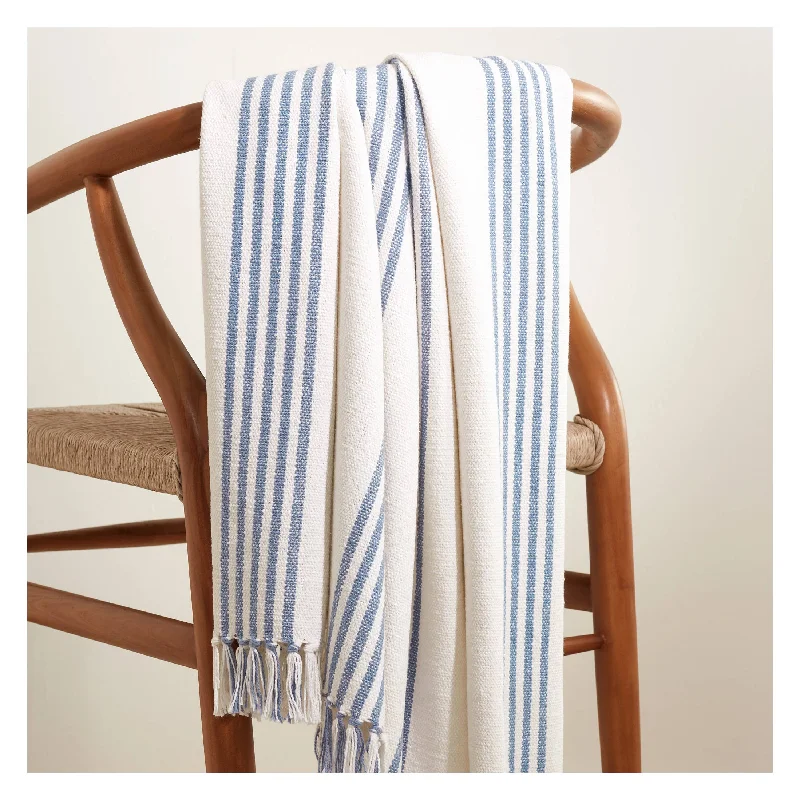 Cashmere blankets for ultimate softness and luxuryIbiza French Blue Throw