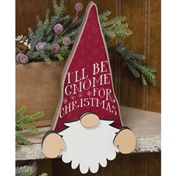 Bed skirts for beds with a curved frameI'll Be Gnome For Christmas Wooden Shelf Peeker