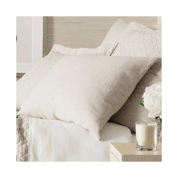 Allergy - friendly duvet covers for bedrooms with sensitive air qualityLush Linen Natural Sham