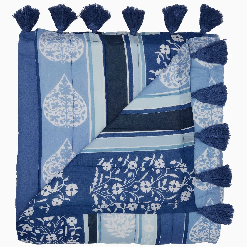 Machine - washable duvet covers for hassle - free cleaningMalvika Lapis Throw