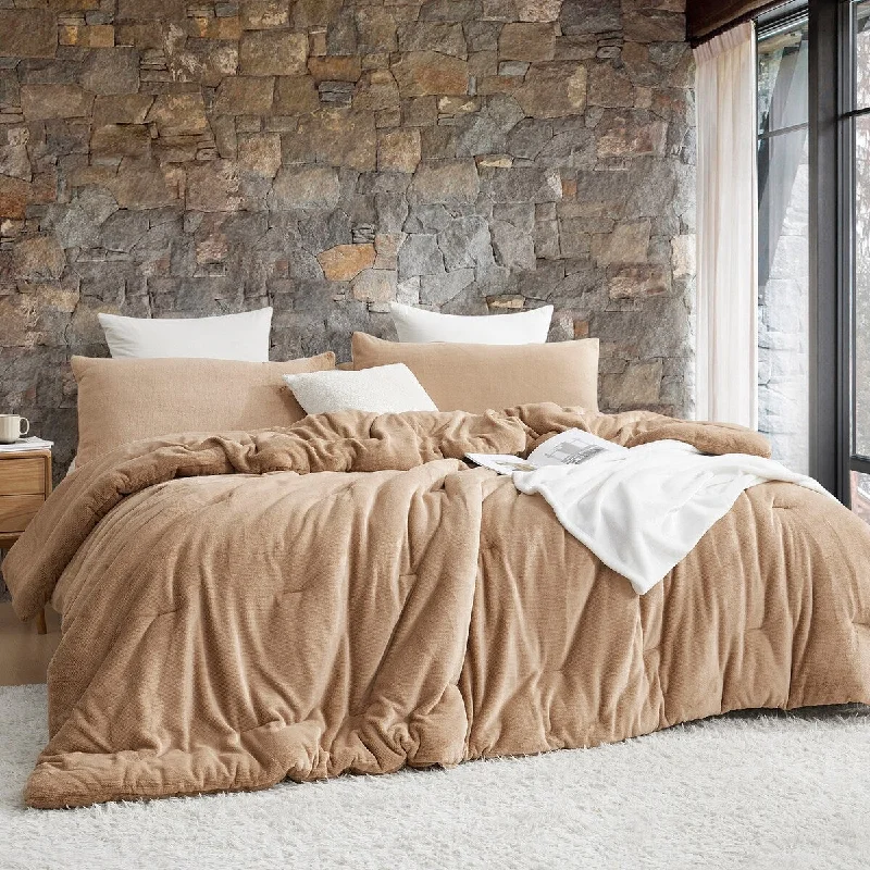 Down - filled comforters for supreme warmth and lightnessNashville Ribs - Coma Inducer® Oversized Comforter Set - Ginger Root