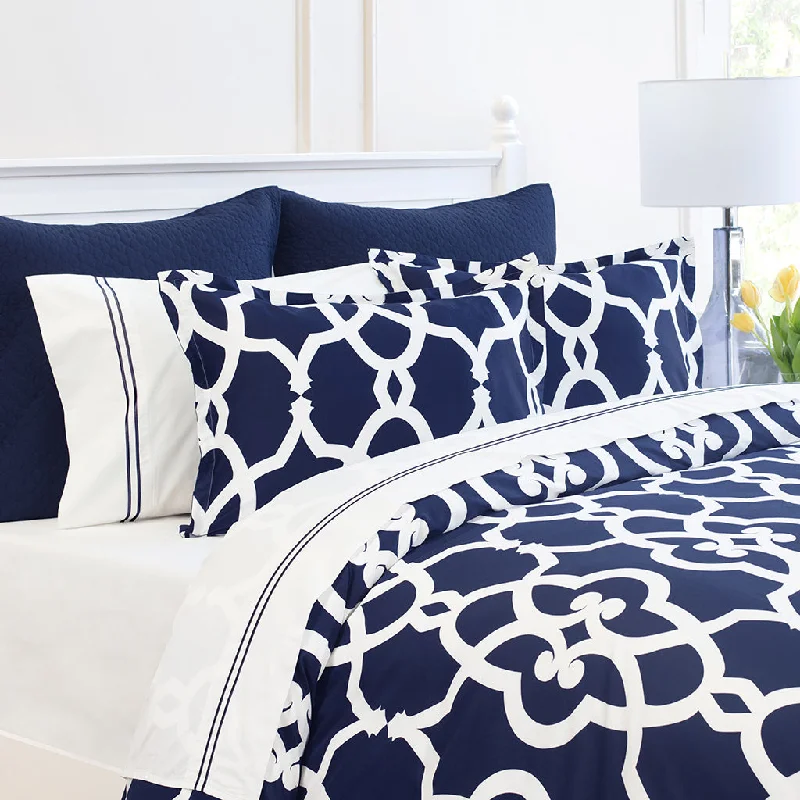 Discounted duvet covers during holiday sales like Christmas, Black Friday, and Cyber MondayNavy Pacific Duvet Cover