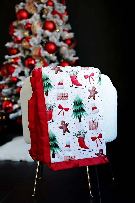 Synthetic fiber blend blankets for a budget - friendly choiceOld Fashioned Christmas Blanket