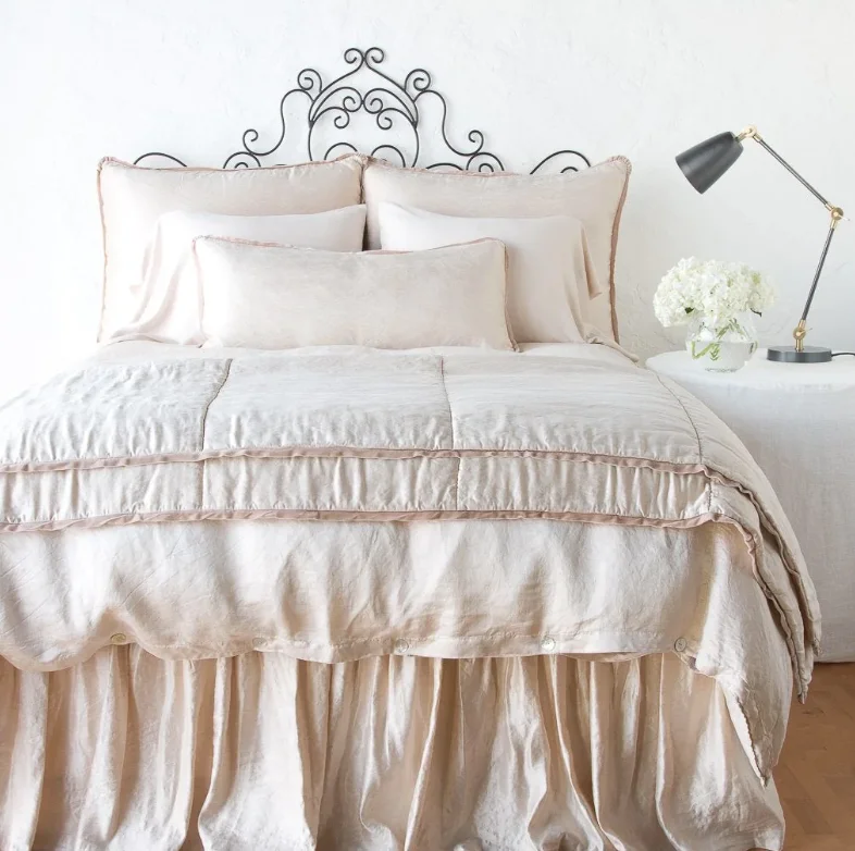 Oversized duvet covers that drape beautifully over the sides of the bed for a luxurious lookPaloma Personal Comforter Throw Blanket