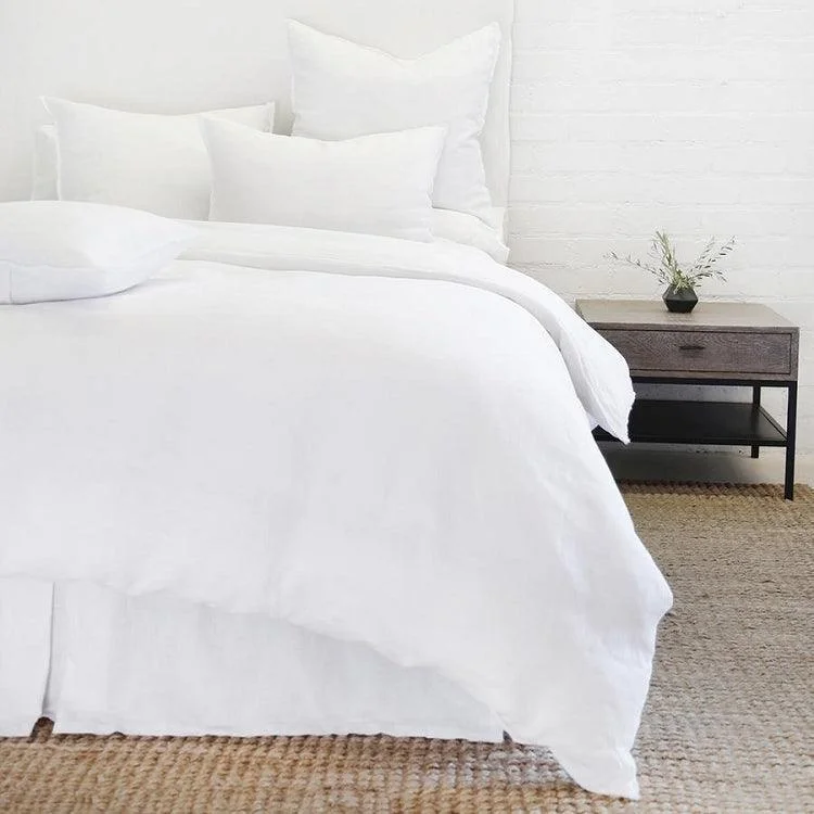 King - size duvet covers to fit large king - sized beds perfectlyPom Pom at Home Blair White Duvet