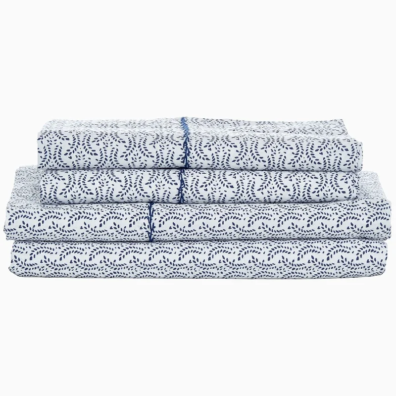 Organic cotton duvet covers for a chemical - free and eco - friendly optionRamra Indigo Organic Sheets