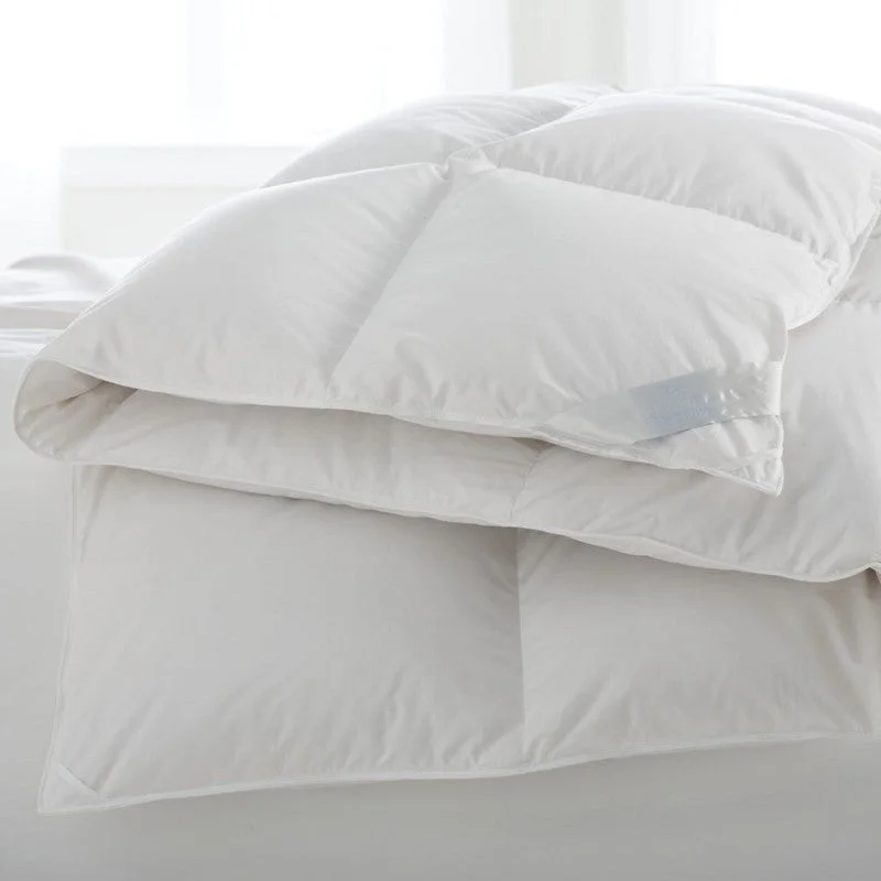 Duvet covers that work well with memory - foam mattresses for added comfortSalzburg White Goose Down Duvet