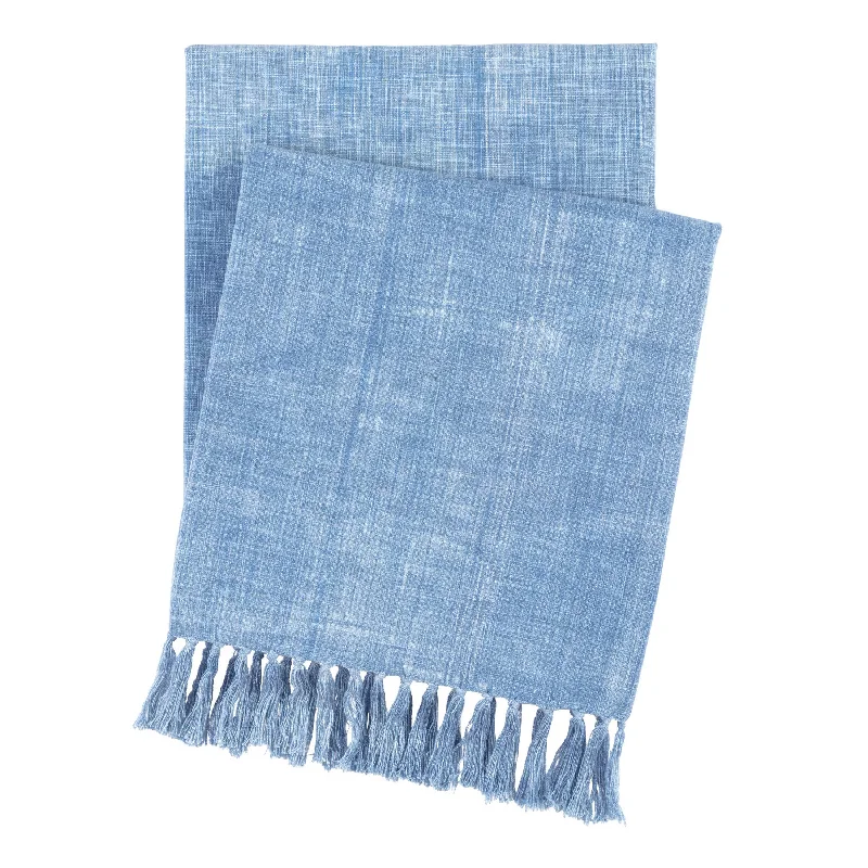 Microfiber blankets that are durable and easy to care forSanta Monica Denim Throw