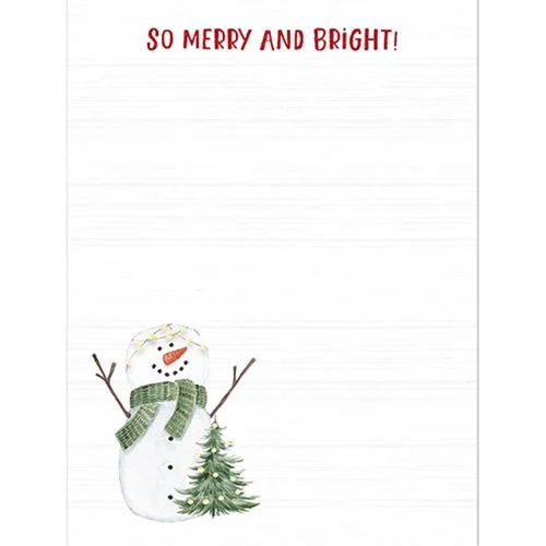 Bed skirts for beds with a metal frameSo Merry and Bright! Snowman Notepad