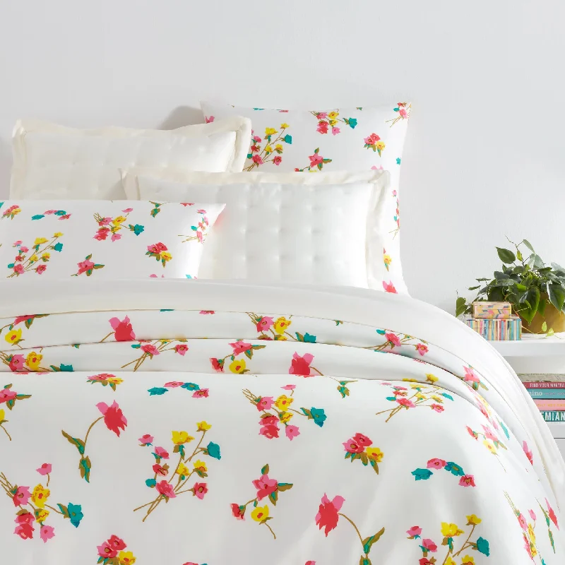 Microfiber duvet covers that are affordable and easy to care forTaffeta Floral Multi Duvet Cover