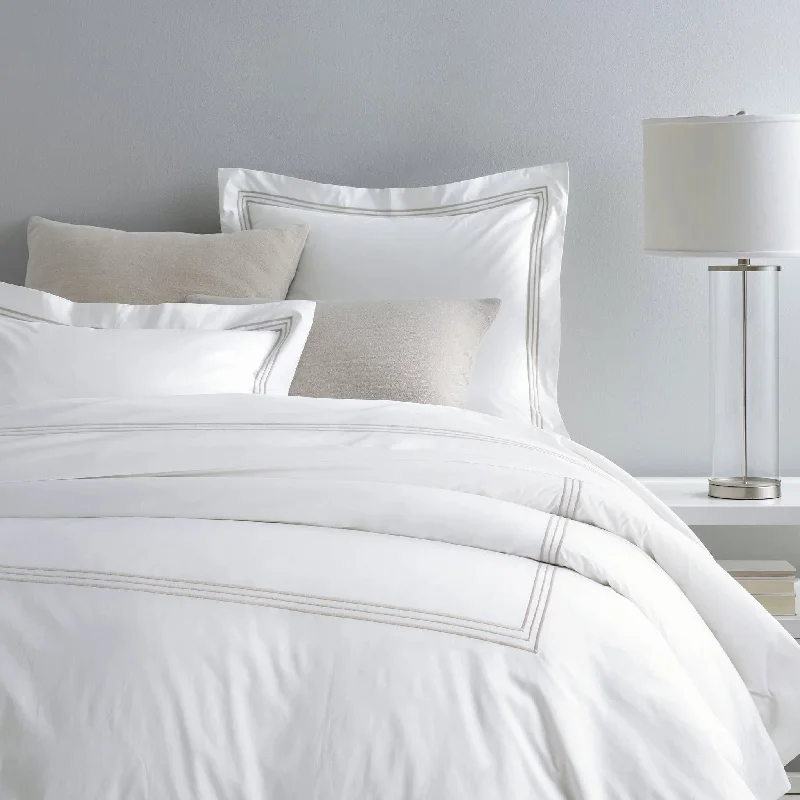 Mid - priced duvet covers with a good balance of quality and costTrio Pearl Grey Duvet Cover