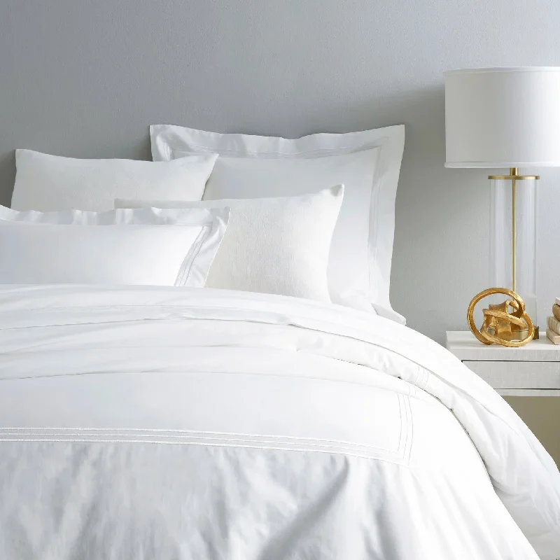 Egyptian cotton duvet covers for a luxurious and soft feelTrio White Duvet Cover