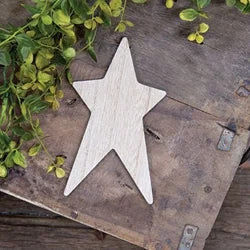 Bed skirts for beds with a metal frameUnfinished Wooden Primitive Star 6"