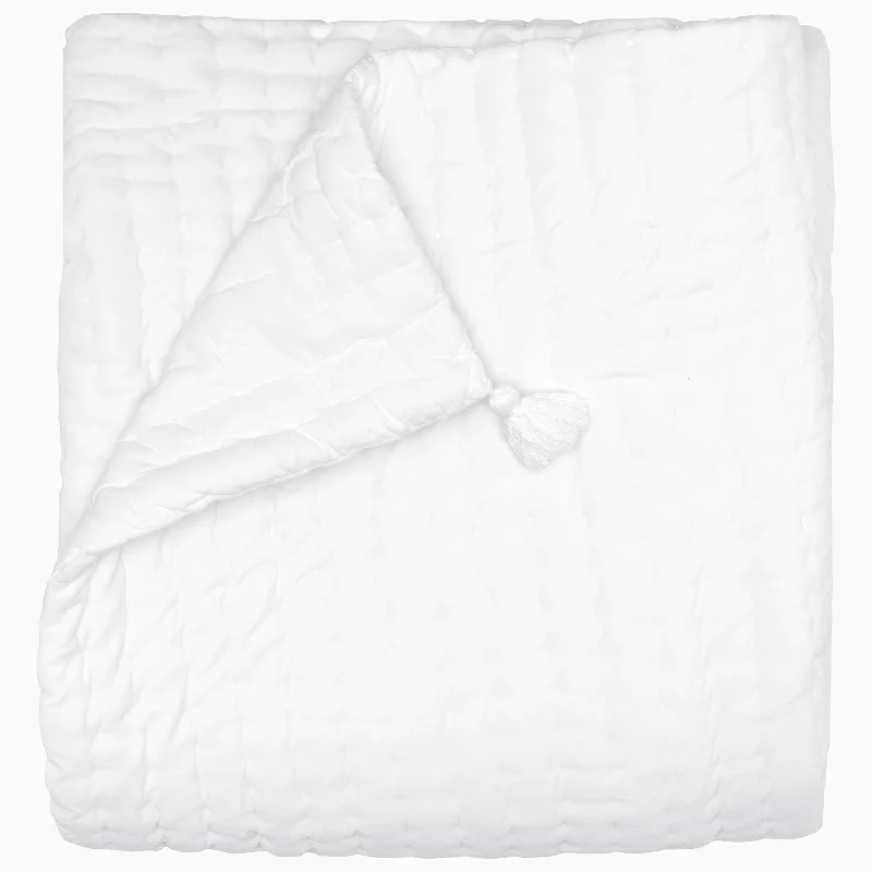 Egyptian cotton duvet covers for a luxurious and soft feelVelvet White Throw