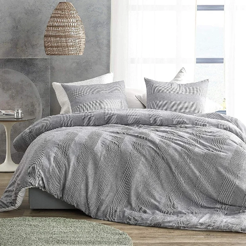 Bamboo - fiber - filled comforters with antibacterial and breathable qualitiesWaffled Gray - Oversized Comforter