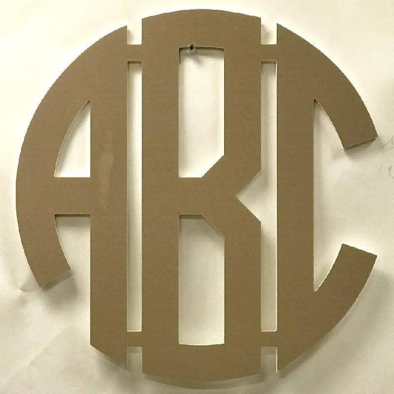 Bed skirts for beds with a leather - upholstered frameWall Monogram -  Alie No Circle