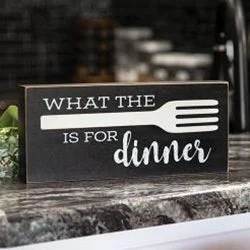 Bed skirts for beds with a decorative - carved frameWhat the Fork is For Dinner Box  Sign