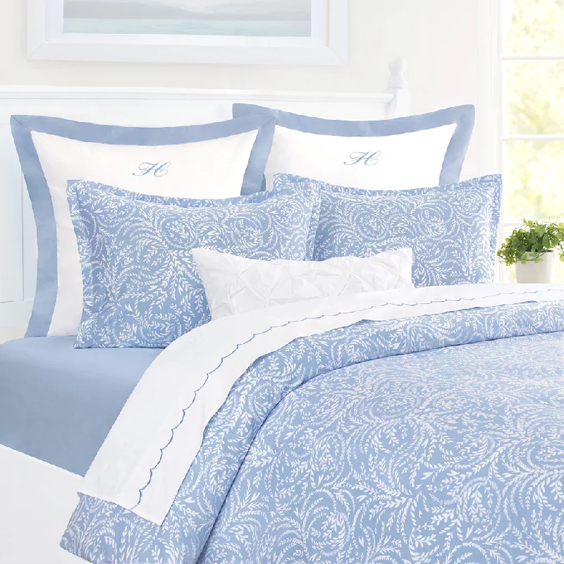 Light - blocking duvet covers for a better sleep during the dayWilder Cornflower Blue Duvet Cover