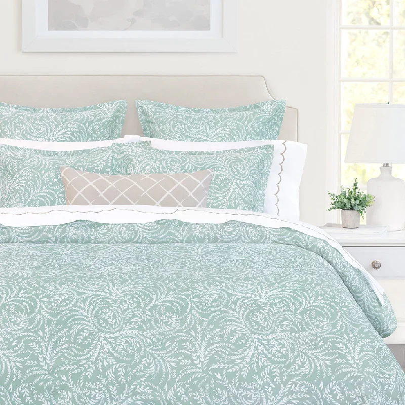 Hotel - quality duvet covers for a luxurious feel at homeWilder Seafoam Green Duvet Cover