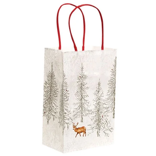 Bed skirts for beds with a canopy frameWinter Forest Gift Bag Small