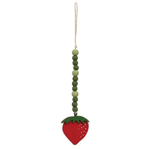 Bed skirts for beds with a square frameWooden Beaded Strawberry Ornament