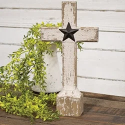 Bed skirts for beds with a non - standard frameWooden Cross with Barn Star