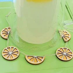 Bed skirts for adjustable - height bedsWooden Lemon Slices & Wedges Mini Garland