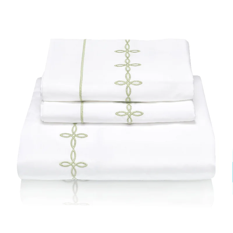 Value - for - money duvet covers that offer great quality at a reasonable priceWoods Foglia Superfine Egyptian Cotton Bed Linens (Verde)