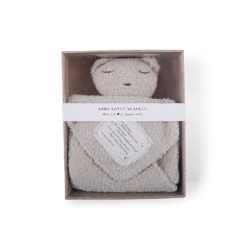 Wool blankets with natural warmth and insulation"You know that place between sleep and awake" (Peter Pan) Bear Baby Lovey Blanket