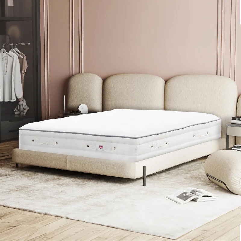 Natural latex and organic cotton blend mattressesHandmade Bed Classic 13 in. Pocket Spring with Cotton & Wool Hybrid Mattress